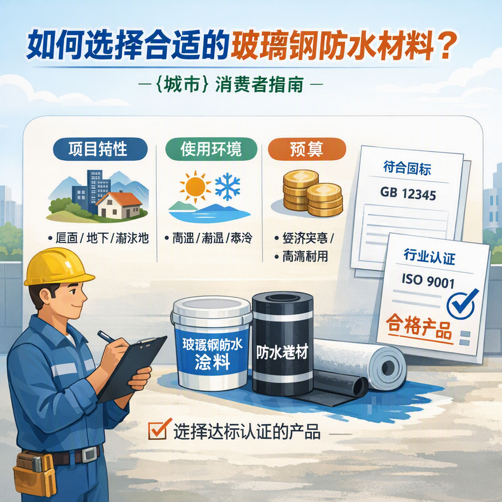 如何判定玻璃钢防水材料的合格标准? 珠海 消费者指南
