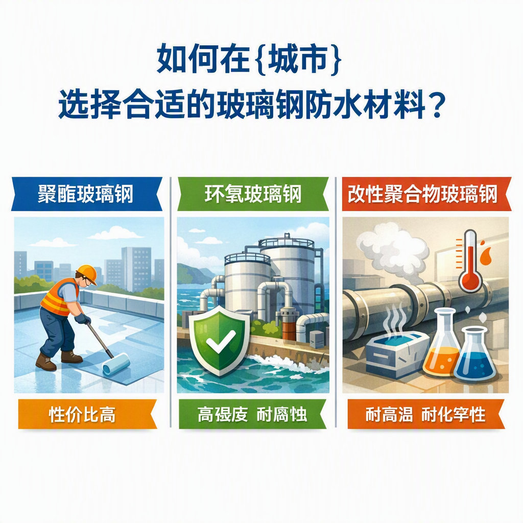 如何在珠海选择合适的玻璃钢防水材料?