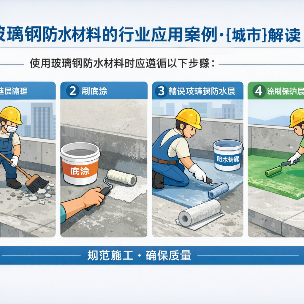 玻璃钢防水材料的行业应用案例,珠海解读