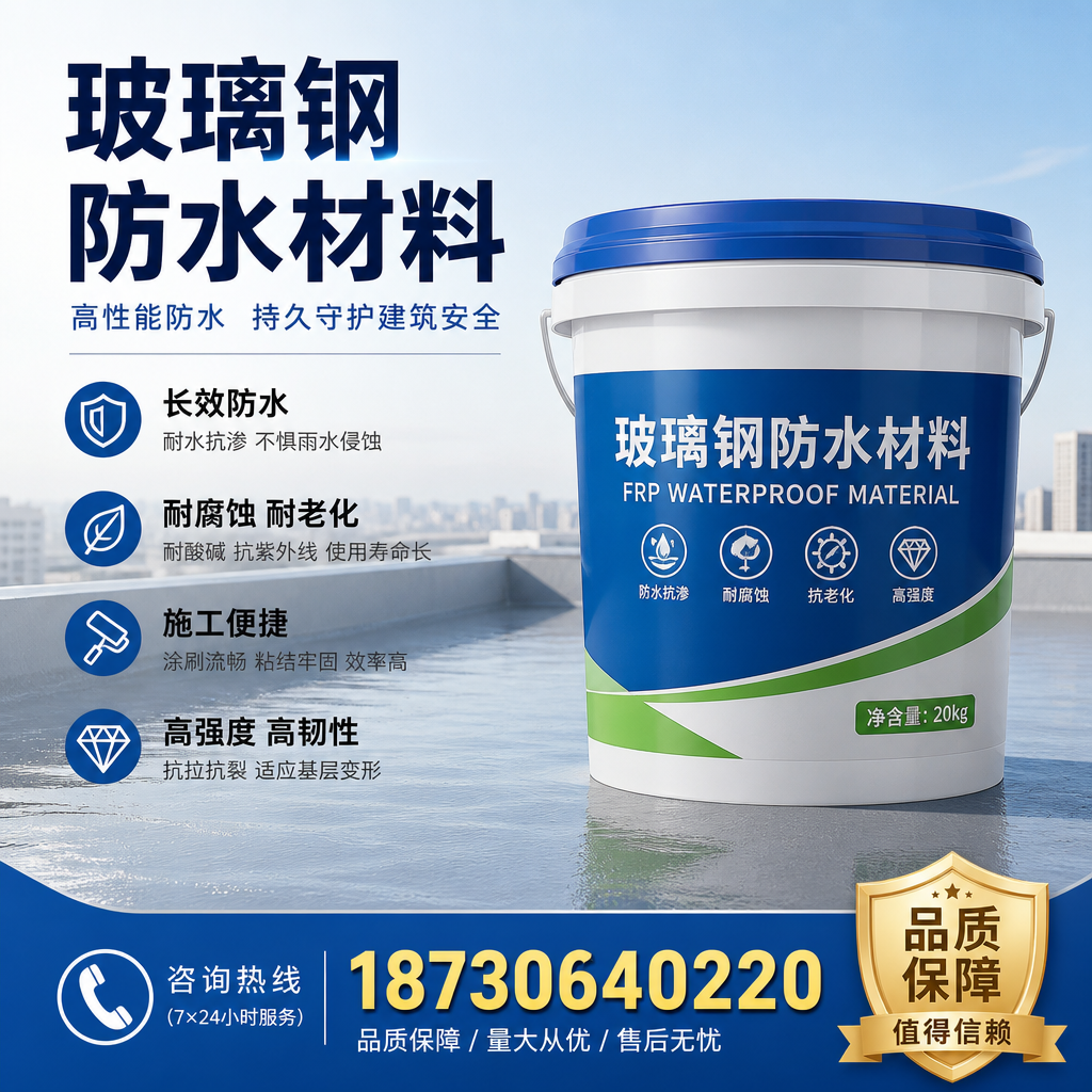 专家解析:玻璃钢防水材料的市场前景分析在 珠海